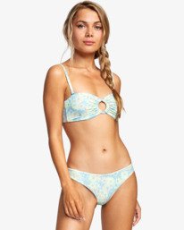 2 Field Of Dreams Bandeau - Top de bikini de tejido reciclado para Mujer Azul X3STSARVS1 RVCA
