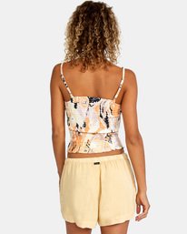 3 Revival - Ärmelloses Träger-Top für Frauen Orange X3TPRERVS1 RVCA