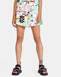 0 Espo Sawyer - Short para Mujer Blanco X3WKRFRVS1 RVCA