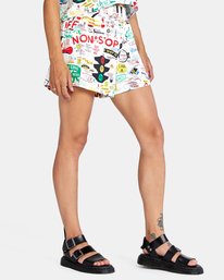 5 Espo Sawyer - Short para Mujer Blanco X3WKRFRVS1 RVCA