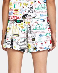 7 Espo Sawyer - Short para Mujer Blanco X3WKRFRVS1 RVCA