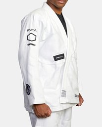 6 RVCA X DPM X Shoyoroll - Gi de Jiu Jitsu para Hombre Blanco X4ESRARVMU RVCA