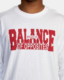 3 VA Sport RVCA Balance Block - Long Sleeve T-Shirt for Men  X4LSMBRVS1 RVCA
