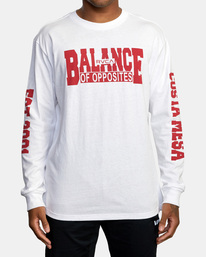 1 VA Sport RVCA Balance Block - Long Sleeve T-Shirt for Men  X4LSMBRVS1 RVCA
