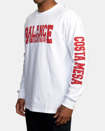 4 VA Sport RVCA Balance Block - Long Sleeve T-Shirt for Men  X4LSMBRVS1 RVCA
