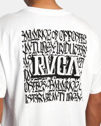 8 VA Sport Defer Big Block - T-Shirt for Men White X4SSMARVS1 RVCA