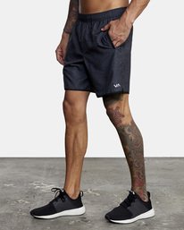 5 VA Sport Yogger IV - Recycled Performance Training Shorts for Men Black X4WKMARVS1 RVCA