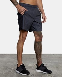8 VA Sport Yogger IV - Recycled Performance Training Shorts for Men Black X4WKMARVS1 RVCA