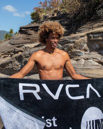 1 ANP Towel - Serviette de plage pour Homme Noir X5TORARVS1 RVCA