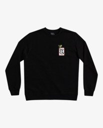 0 Snake Eyes - Sudadera para Hombre Negro Z1CRRARVF1 RVCA