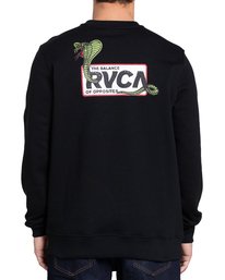 2 Snake Eyes - Sudadera para Hombre Negro Z1CRRARVF1 RVCA