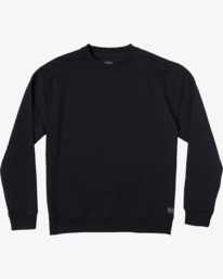 0 Recession Collection Day Shift - Pullover Crew Sweatshirt for Men Black Z1CRRERVF1 RVCA