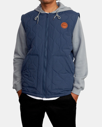 8 Grant Puffer - Sweat à capuche pour Homme  Z1FLRCRVF1 RVCA