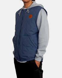 4 Grant Puffer - Sweat à capuche pour Homme  Z1FLRCRVF1 RVCA