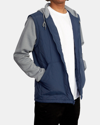 6 Grant Puffer - Sweat à capuche pour Homme  Z1FLRCRVF1 RVCA