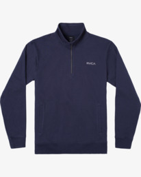 0 Keats - Sudadera para Hombre Azul Z1FLRLRVF1 RVCA