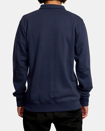 2 Keats - Sudadera para Hombre Azul Z1FLRLRVF1 RVCA