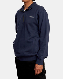 4 Keats - Sudadera para Hombre Azul Z1FLRLRVF1 RVCA