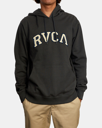 1 Concord Applique - Sudadera con Capucha para Hombre Negro Z1HORIRVF1 RVCA