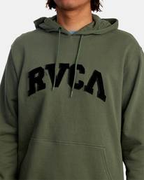 3 Concord Applique - Sudadera con Capucha para Hombre Verde Z1HORIRVF1 RVCA