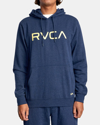 1 Big Rvca - Hoodie for Men Blue Z1HORLRVF1 RVCA