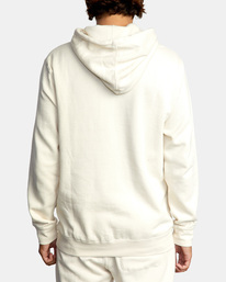 2 Big Rvca - Sudadera con Capucha para Hombre Blanco Z1HORLRVF1 RVCA