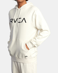 4 Big Rvca - Sudadera con Capucha para Hombre Blanco Z1HORLRVF1 RVCA