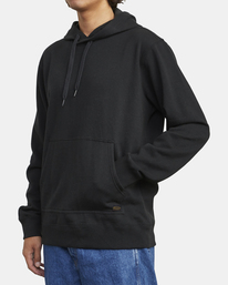 3 Recession Americana - Sudadera con Capucha para Hombre Negro Z1HORWRVF1 RVCA