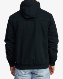 2 Hooded 2 - Jacket for Men Black Z1JKRMRVF1 RVCA