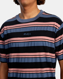 3 Curtis Stripe - T-shirt pour Homme Noir Z1KTRARVF1 RVCA