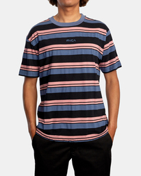 1 Curtis Stripe - T-shirt pour Homme Noir Z1KTRARVF1 RVCA