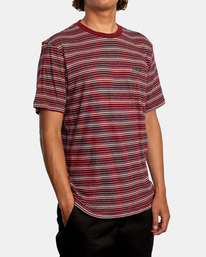 5 Toluca Micro Stripe - Camiseta para Hombre Violeta Z1KTRDRVF1 RVCA