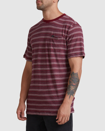 6 Toluca Micro Stripe - Camiseta para Hombre Violeta Z1KTRDRVF1 RVCA