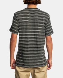 2 Toluca Micro Stripe - Camiseta para Hombre Negro Z1KTRDRVF1 RVCA