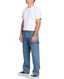 4 Chainmail - Jean baggy pour Homme Bleu Z1PNRBRVF1 RVCA