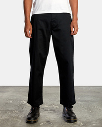 0 Kevin Spanky Long Okapi - Trousers for Men Black Z1PTRHRVF1 RVCA