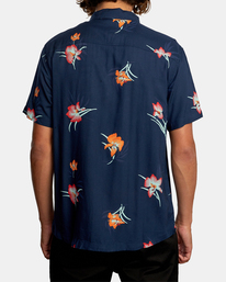 2 Cliffs Floral - Shirt for Men Blue Z1SHRIRVF1 RVCA