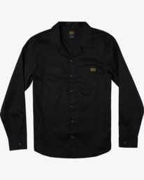 0 Recession Day Shift - Shirt for Men Black Z1SHRJRVF1 RVCA
