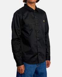 5 Recession Day Shift - Shirt for Men Black Z1SHRJRVF1 RVCA
