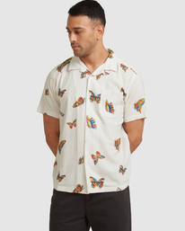 1 Melissa Grisancich Flutter - Shirt for Men White Z1SHRURVF1 RVCA