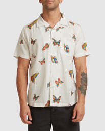 9 Melissa Grisancich Flutter - Shirt for Men White Z1SHRURVF1 RVCA