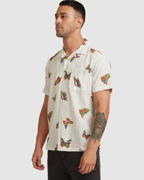 4 Melissa Grisancich Flutter - Shirt for Men White Z1SHRURVF1 RVCA