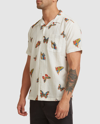 6 Melissa Grisancich Flutter - Shirt for Men White Z1SHRURVF1 RVCA