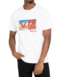 2 Balance Box - T-Shirt for Men White Z1SSRFRVF1 RVCA