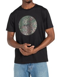0 Motors - Camiseta para Hombre Negro Z1SSRGRVF1 RVCA