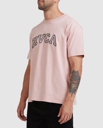 3 Rvca Teamster - T-Shirt for Men Gray Z1SSSDRVF1 RVCA