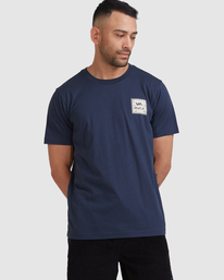 0 VA All The Ways - Camiseta para Hombre Azul Z1SSSHRVF1 RVCA