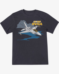 0 Evan Mock Air show - Camiseta para Hombre Negro Z1SSSNRVF1 RVCA