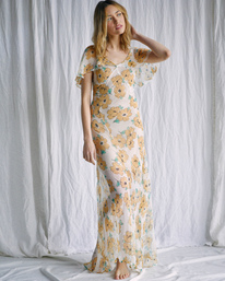 3 Camille Rowe Lolo - Midi Dress for Women  Z3DRRPRVF1 RVCA