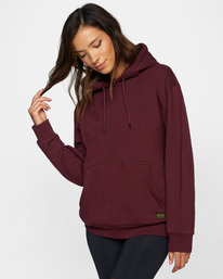 4 Recession - Sudadera con Capucha para Mujer Verde Z3HORFRVF1 RVCA